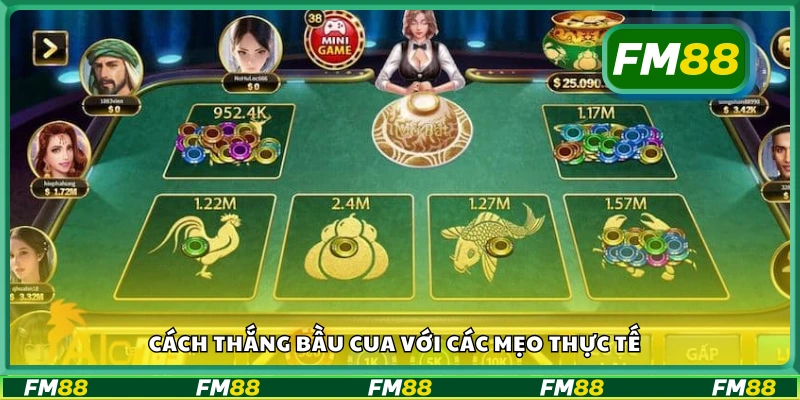 Cách thắng bầu cua dễ dàng hơn trong từng ván