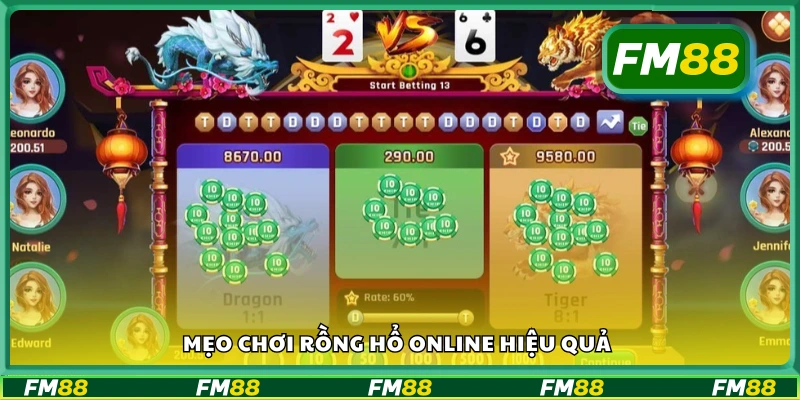 Top mẹo chơi Rồng Hổ online hiệu quả