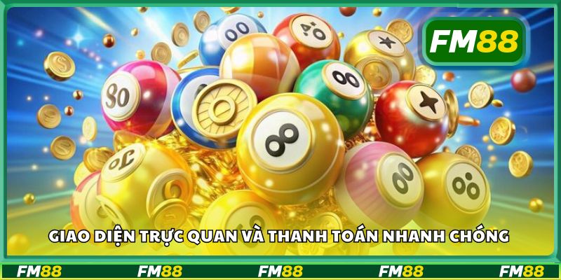 Giao diện trực quan và thanh toán nhanh chóng