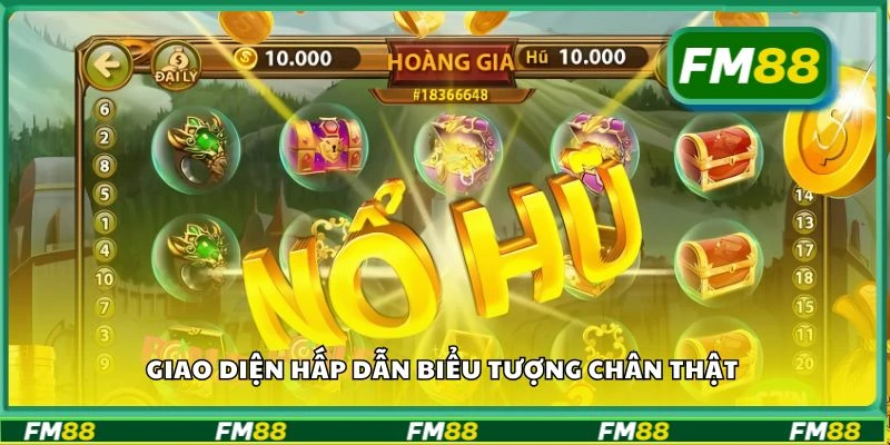Giao diện hấp dẫn biểu tượng chân thật