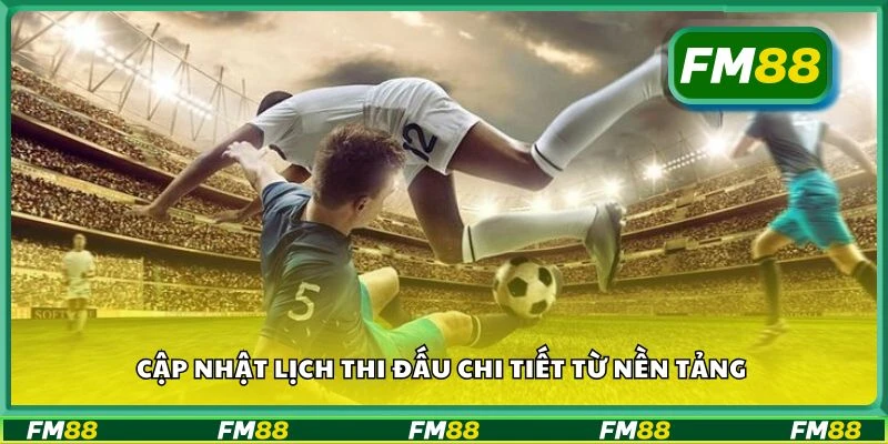 Cập nhật lịch thi đấu chi tiết từ nền tảng