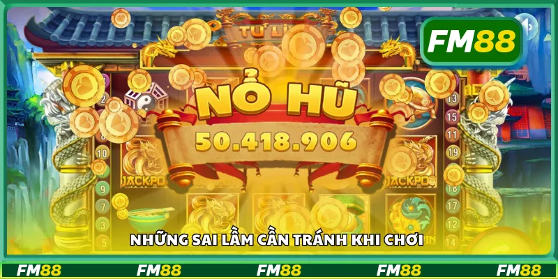 Các lỗi thường gặp khi chơi slot game bạn nên né tránh